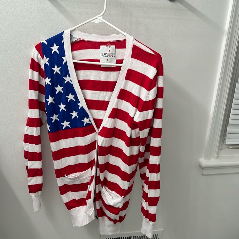 Team USA flag cardigan